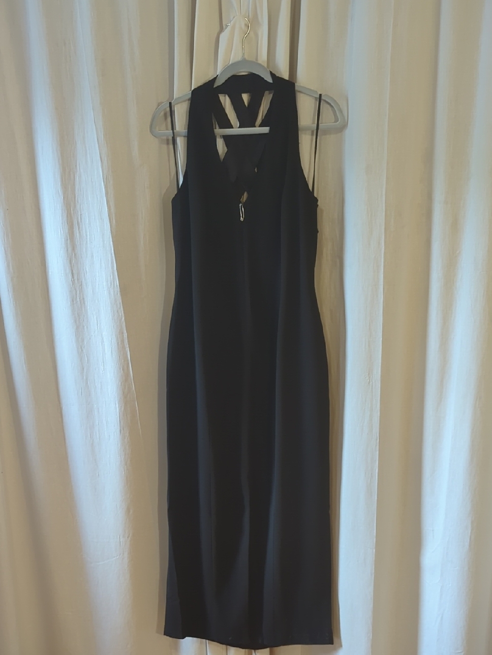 Classic Black Sleeveless Prom  Dress - Women's